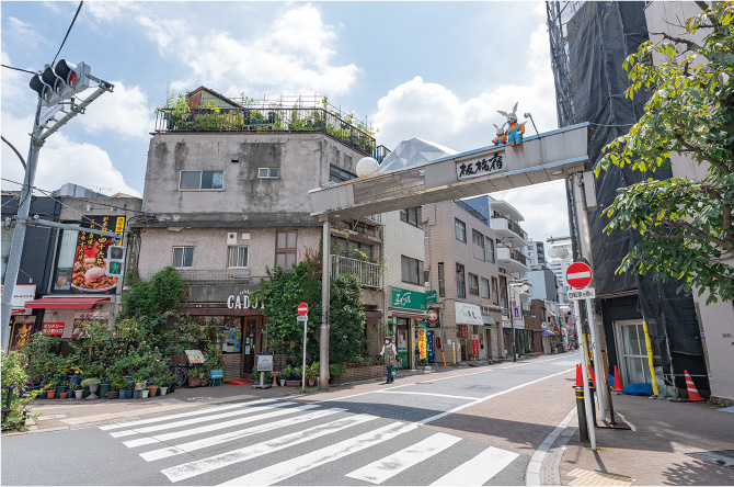 板橋宿不動通り商店街